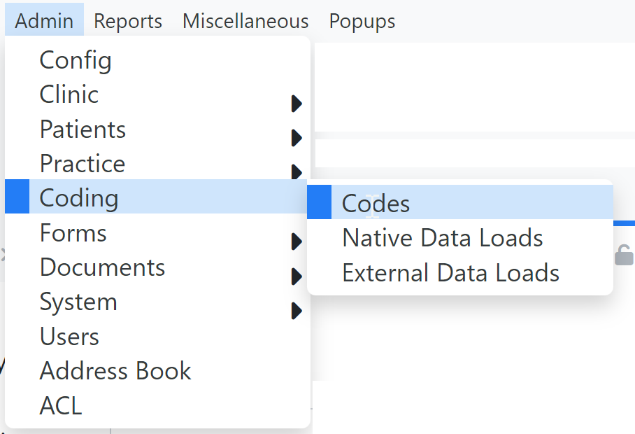 Selecting Coding Types