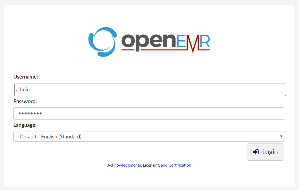 OpenEMR Launchpad-04.png