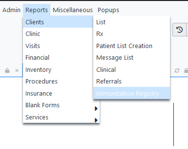 Immunization registry menu.png