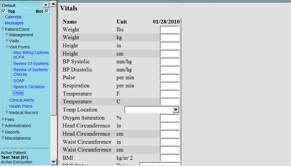 How To Record Vital Signs On A Chart