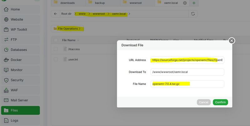 File:LAMP Tutorial RemoteDownload.JPG