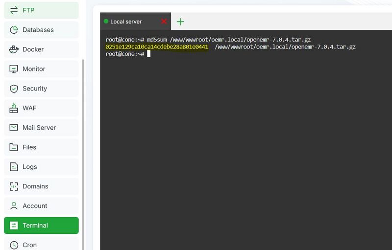File:LAMP Tutorial VerifyChecksum.JPG